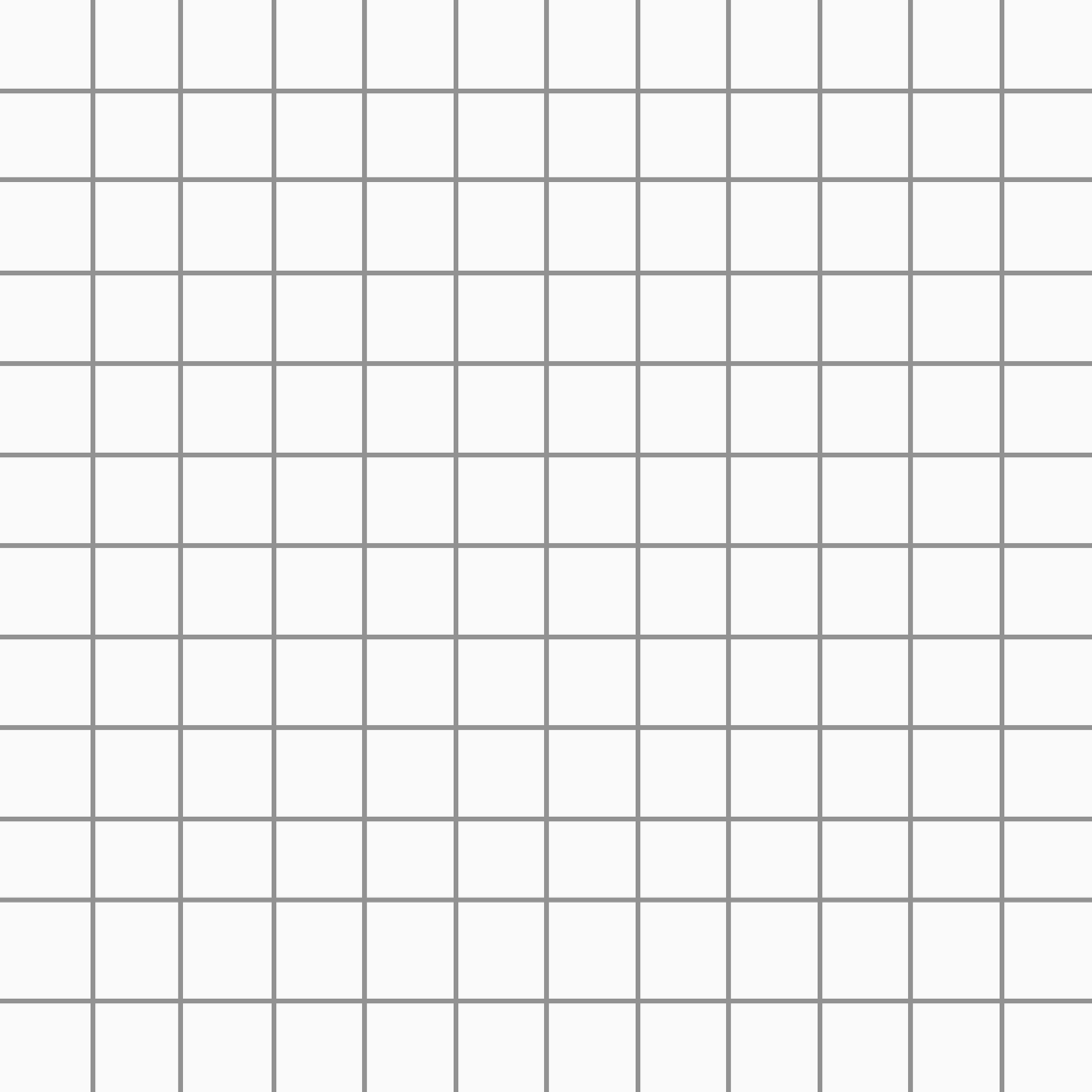 Billede af Rako Color Two Hvid Blank Mosaik 23x23 mm