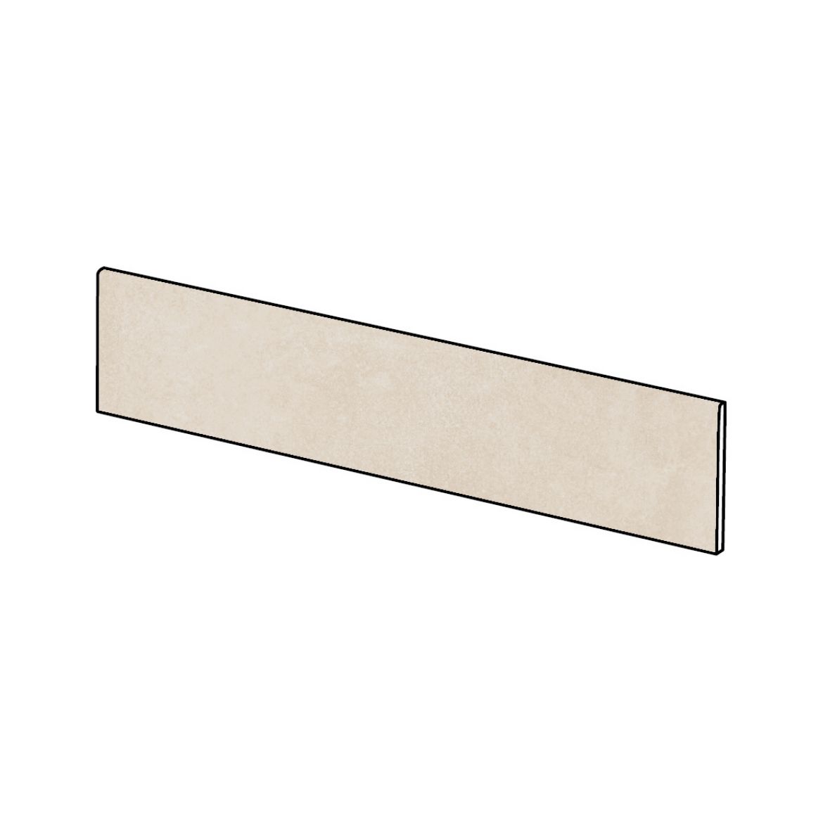 Billede af Carnaby Beige Sokkelliste 72x598 mm