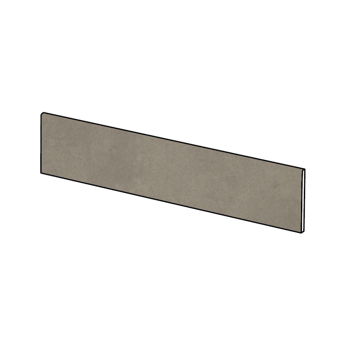 Billede af Pro Concrete Brown Sokkelliste 72x598 mm