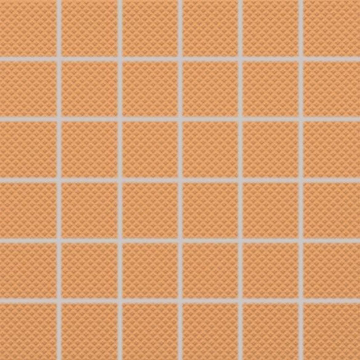 Billede af Rako Color Two Lys Orange Mat Mosaik (GRS) 48x48 mm