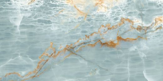 Billede af The Room Onyx Aqua Blue Gold 30x60 cm (RM - Mat)