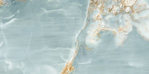 Billede af The Room Onyx Aqua Blue Gold 30x60 cm (RM - Mat)