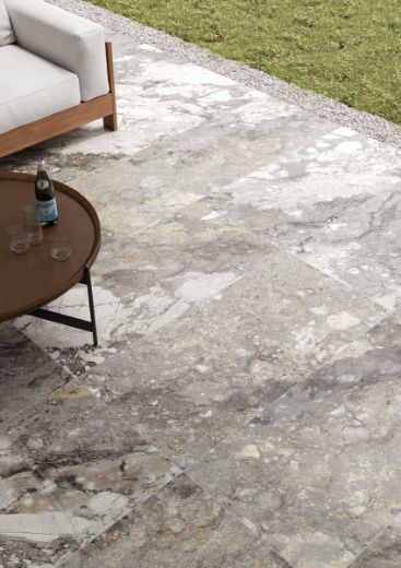 Billede af The Rock Grey Invisible 120x120 cm (RM - MAT)