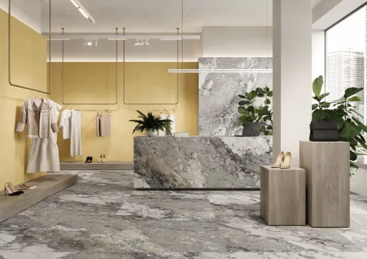 Billede af The Rock Grey Invisible 90x90 cm (RM - MAT)