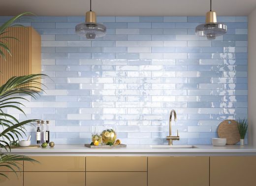 Billede af CC Zellige Lyseblå 7x28 cm