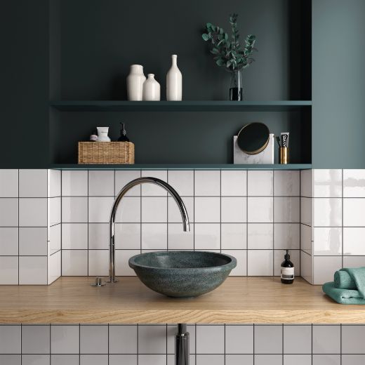 Billede af Village White 6,5x13,2 cm