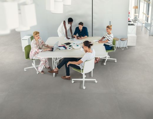 Billede af Blox Grey 120x120 cm (RM - Mat)