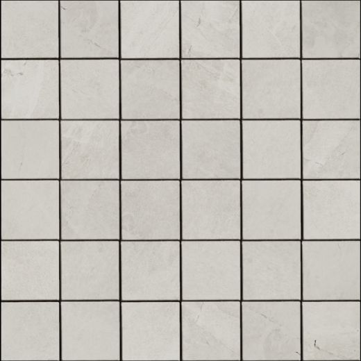 Billede af X-Rock White Mosaik 5x5 cm (RM - Mat)