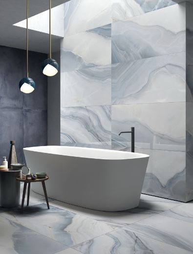 Billede af Oro Agate Blue Lace 60x120 cm (RM - Mat)