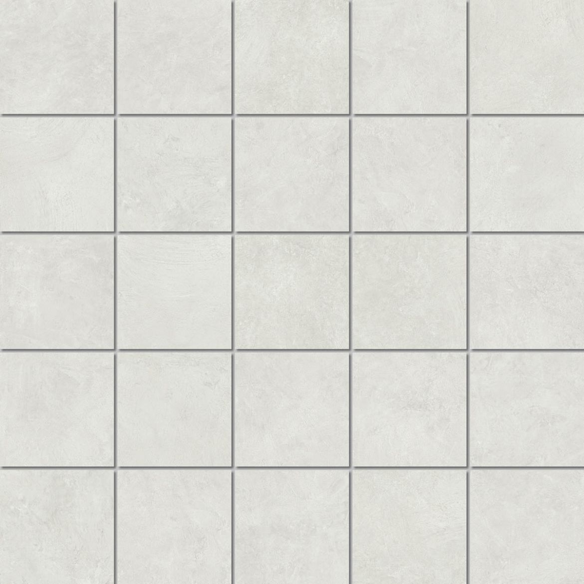 Billede af Vis White Mosaik 5x5 cm (RM - Mat)