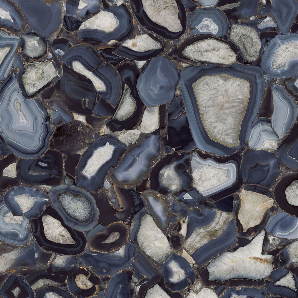 Billede af Aesthetica Agata Blu 120x120 cm (LPM - Matpoleret)