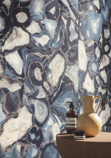 Billede af Aesthetica Agata Blu 120x120 cm (LP - Poleret)