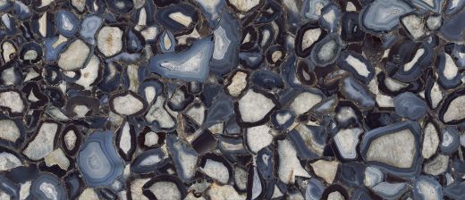 Billede af Aesthetica Agata Blu 120x278 cm (LPM - Matpoleret)