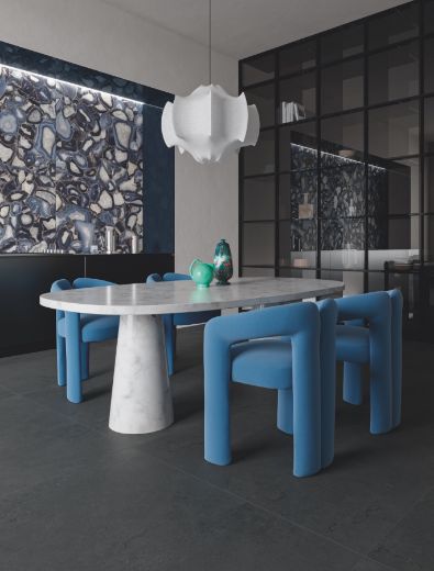 Billede af Algarve Dark Grey 90x90 cm (RM - Mat)