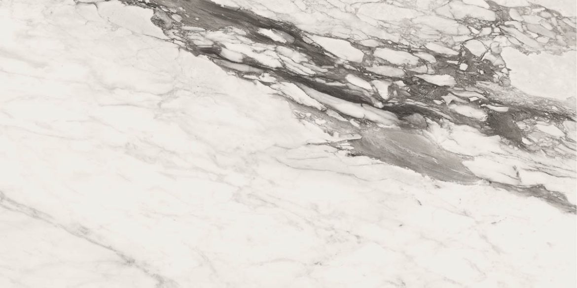 Billede af Bianco Calacatta Renoir 90x180 cm (RM - Mat)