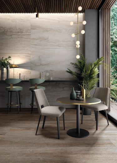 Billede af Bianco Travertino Onice 90x180 cm (RM - Mat)