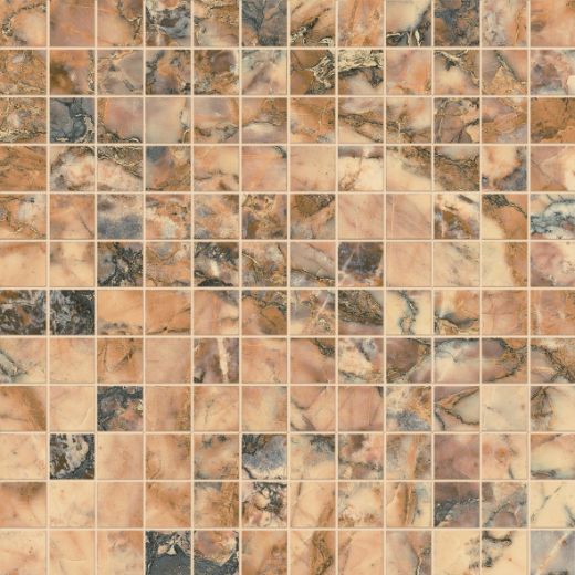 Billede af Aesthetica Breche Vendome Mosaik 2,5x2,5 cm (LPM - Matpoleret)