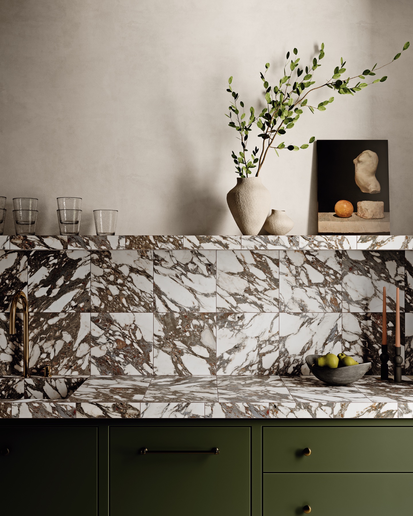 Classic Calacatta Viola 30x30 cm │ Colour Ceramica A/S
