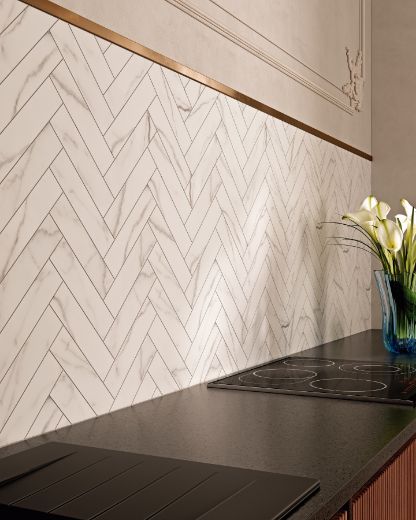 Billede af Classic Bianco Carrara 6x25 cm