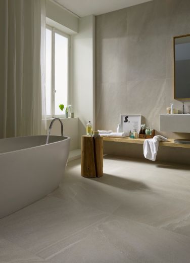 Billede af Lime-Rock White 37,5x75 cm (RB - Stokhugget)