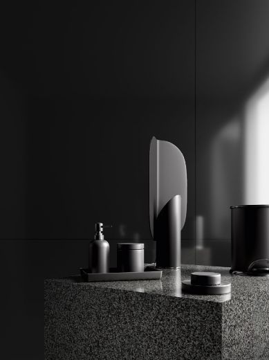 Billede af Endless Black 120x120 cm (RM - Mat)